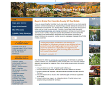 Tablet Screenshot of columbiacountybuyersbroker.com